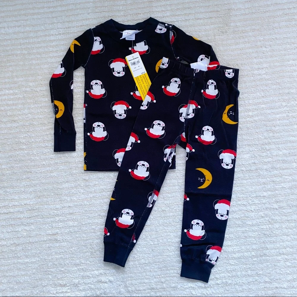 NWT Hanna Andersson Sleeping Mickey Long johns